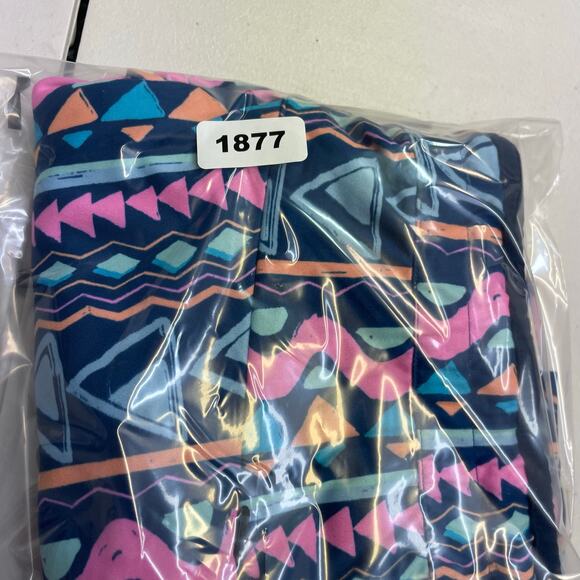 Chubbies blue colorful activewear sweat pants retro print size XL - Picture 13 of 13